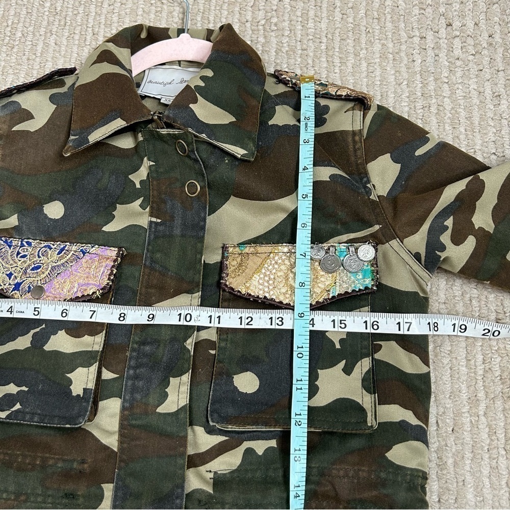 Beautiful Stories Embellished Camo Jacket - Picture 15 of 16